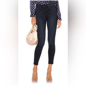 L’Agence Margot High Rise Skinny Size 24 Dark Blue